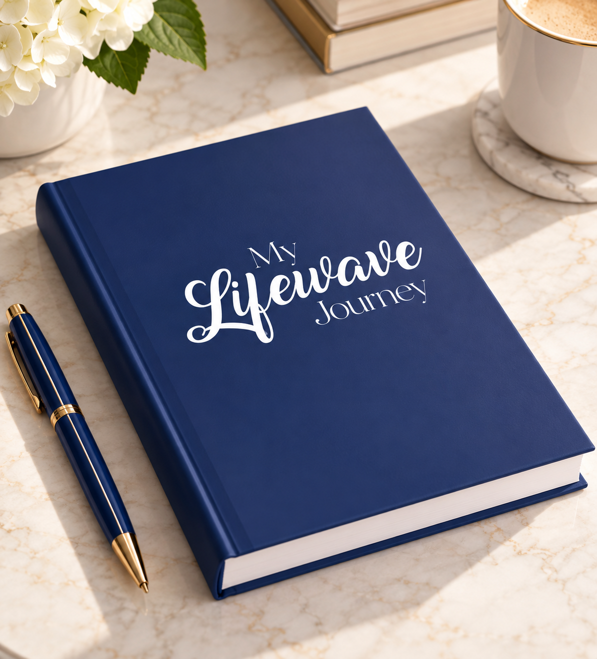My Lifewave Journey Hardback Journal - Lined 150 Page Notebook - Image 2