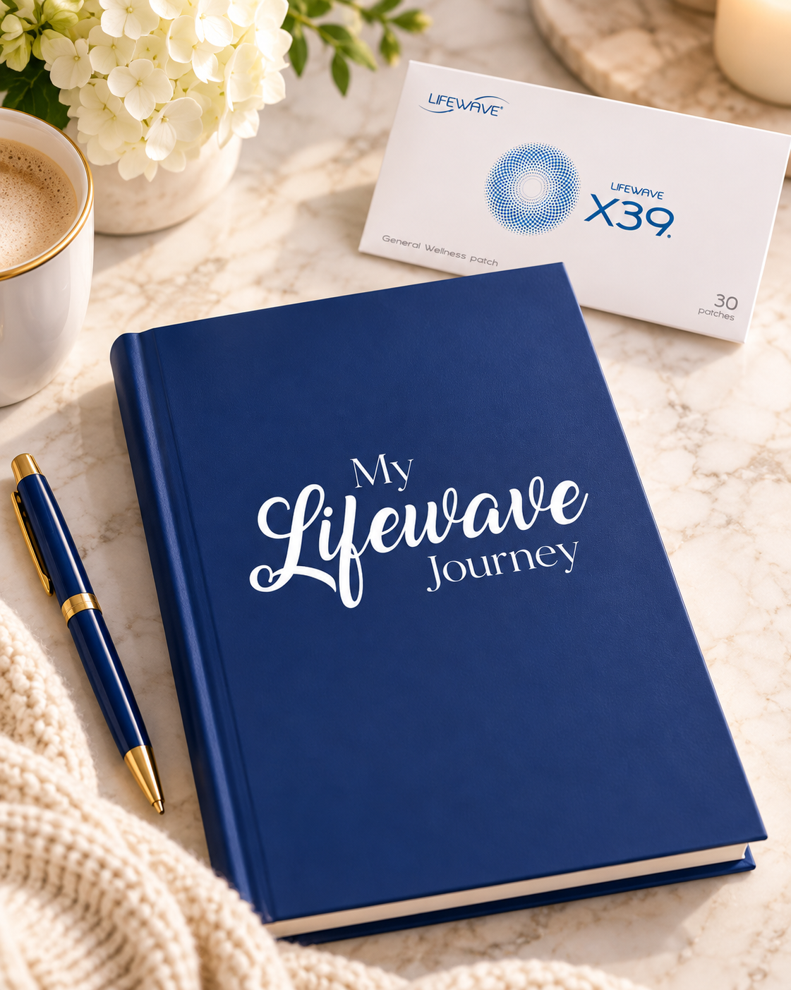 My Lifewave Journey Hardback Journal - Lined 150 Page Notebook - Image 4