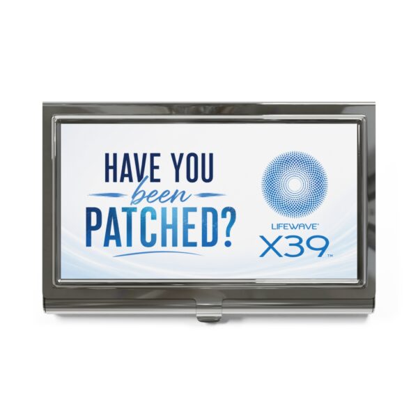 Have You Been Patched Business Card Holder