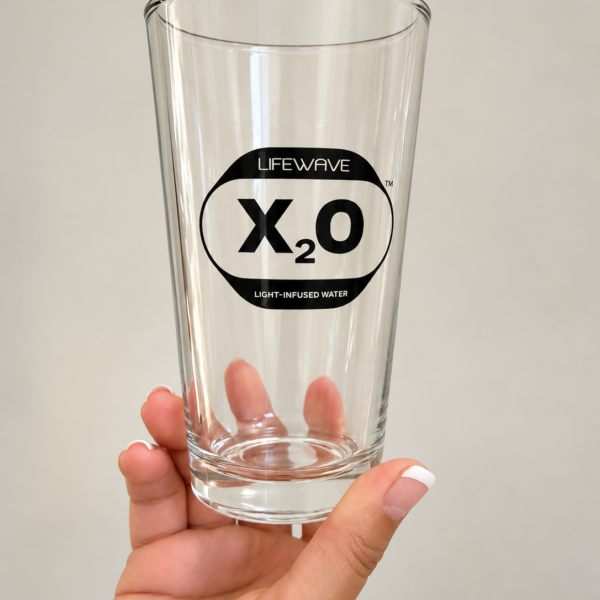 Lifewave X20 Water Glass. Light-Infused Water - 16 oz