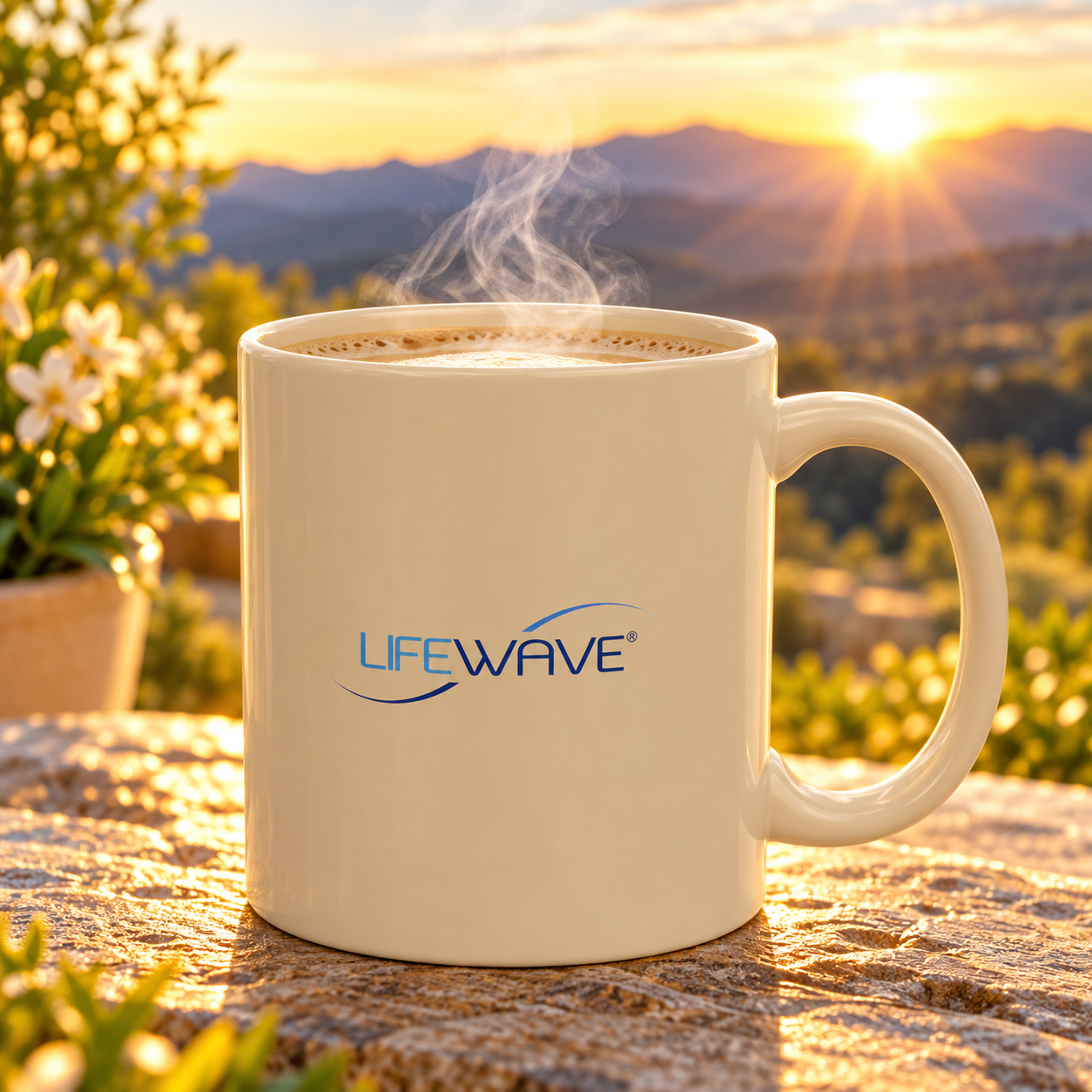 LIFEWAVE Ceramic Mug with Signature Lifewave Logo - 11 oz - Image 5